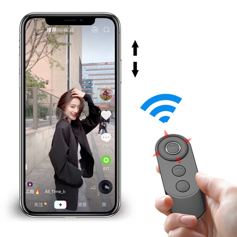 Selfie Wireless Bluetooth Remote Camera Video Remote,for iPhone/iPad