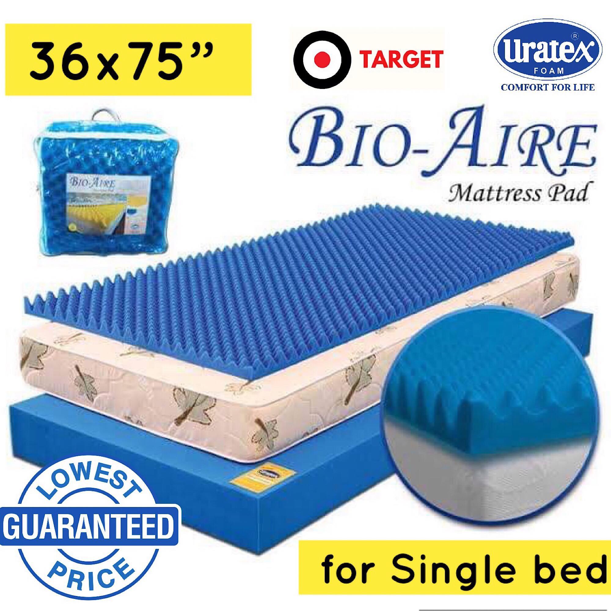 Uratex X Target Bio-Aire Egg Mattress Pad / Anti Bedsore in Blue 8x8