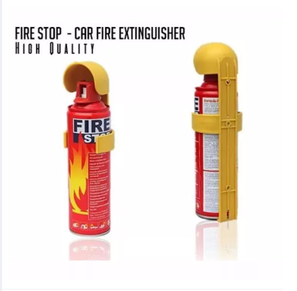 Car Fire Extinguisher - with stand Portable Fire Stop 500ML for car ...