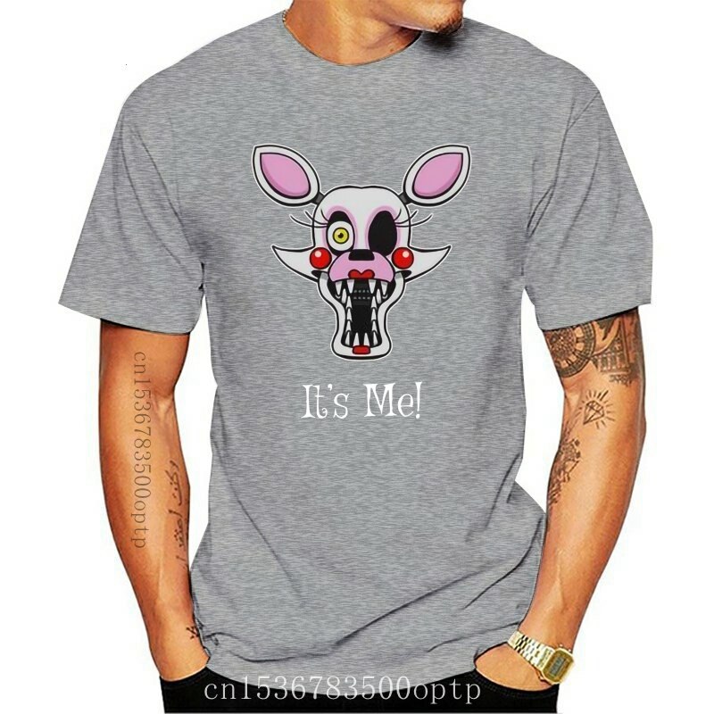 Game Five Nights at Freddy's Mangle Anime Black T-shirt Unisex Tee Tops  Cosplay