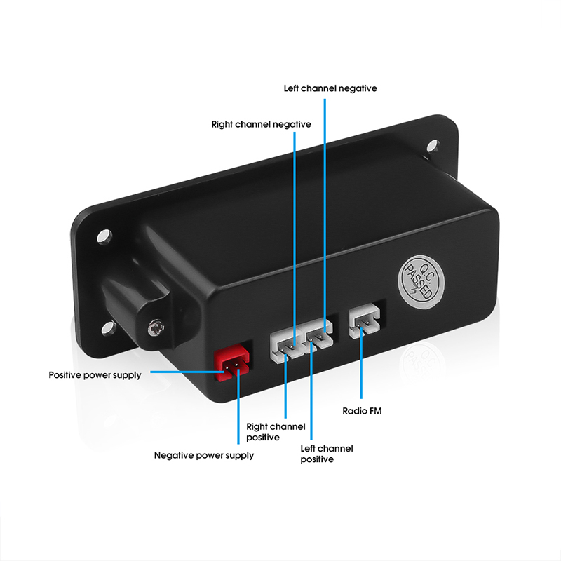 Bluetooth 5.0 MP3 Player 2*3W Decoder Board Speaker Car FM Radio Module
