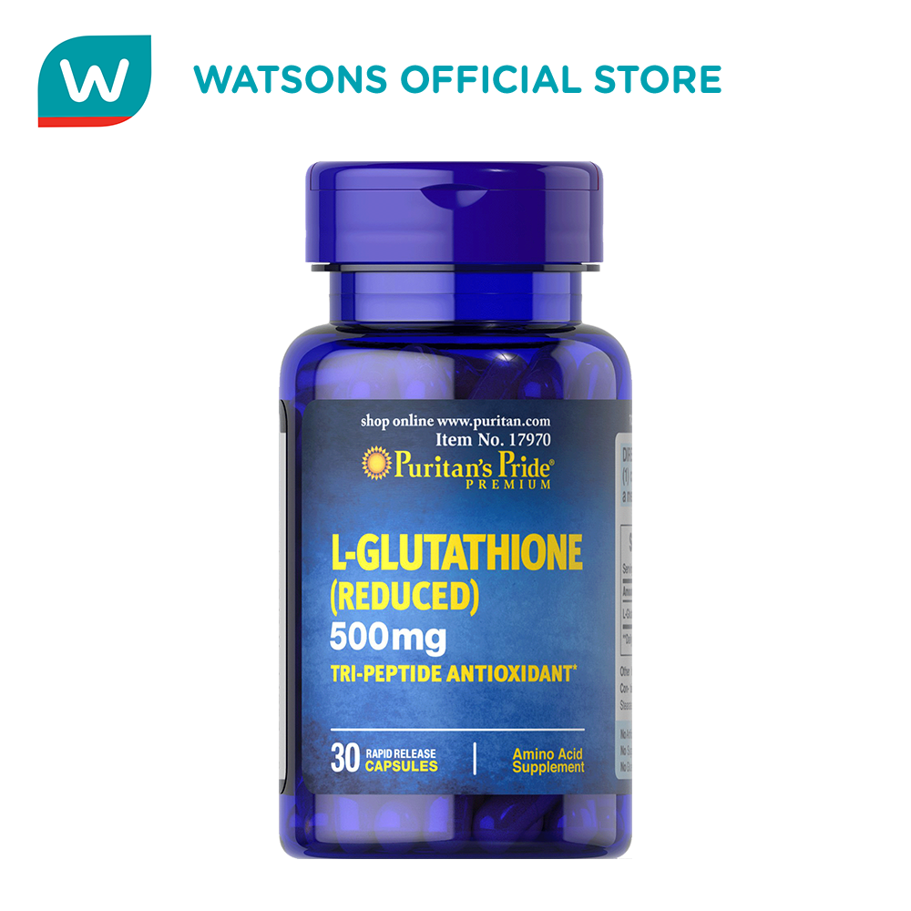 PURITAN'S PRIDE L-Glutathione 500mg 30 capsules | Lazada PH