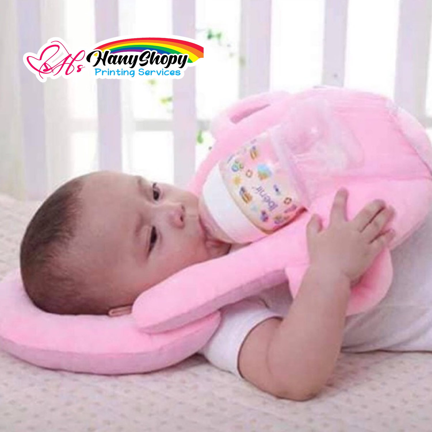 Cute Newborn Pillow Baby Self Feeding 