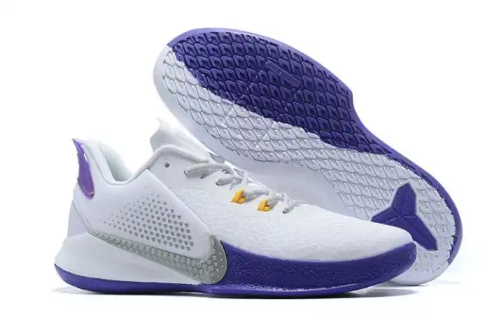 Nike mamba fury white purple Clearance