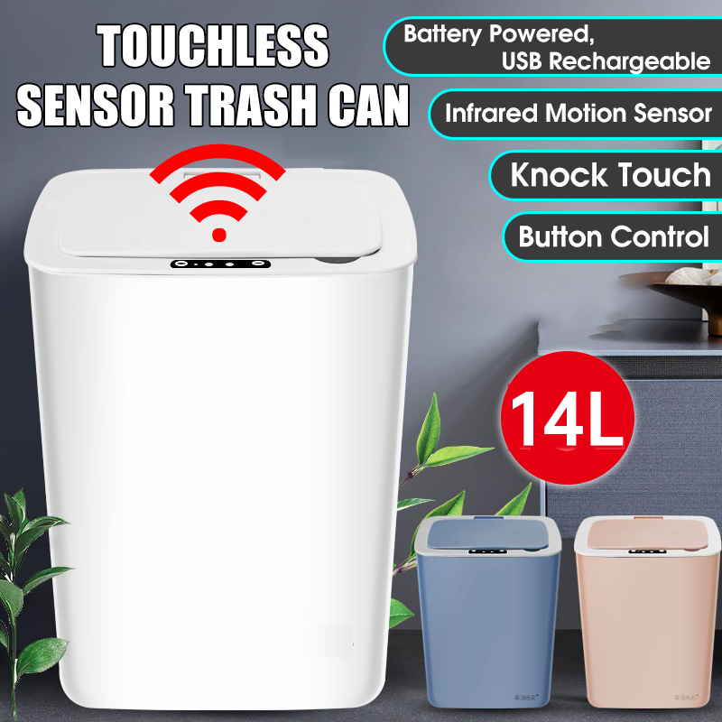 3 Modes Smart Trash Can Usb Charging Wireless Sensor Automatic Trash   67aadeb5c6129cf9bdcf45b8de09490c 