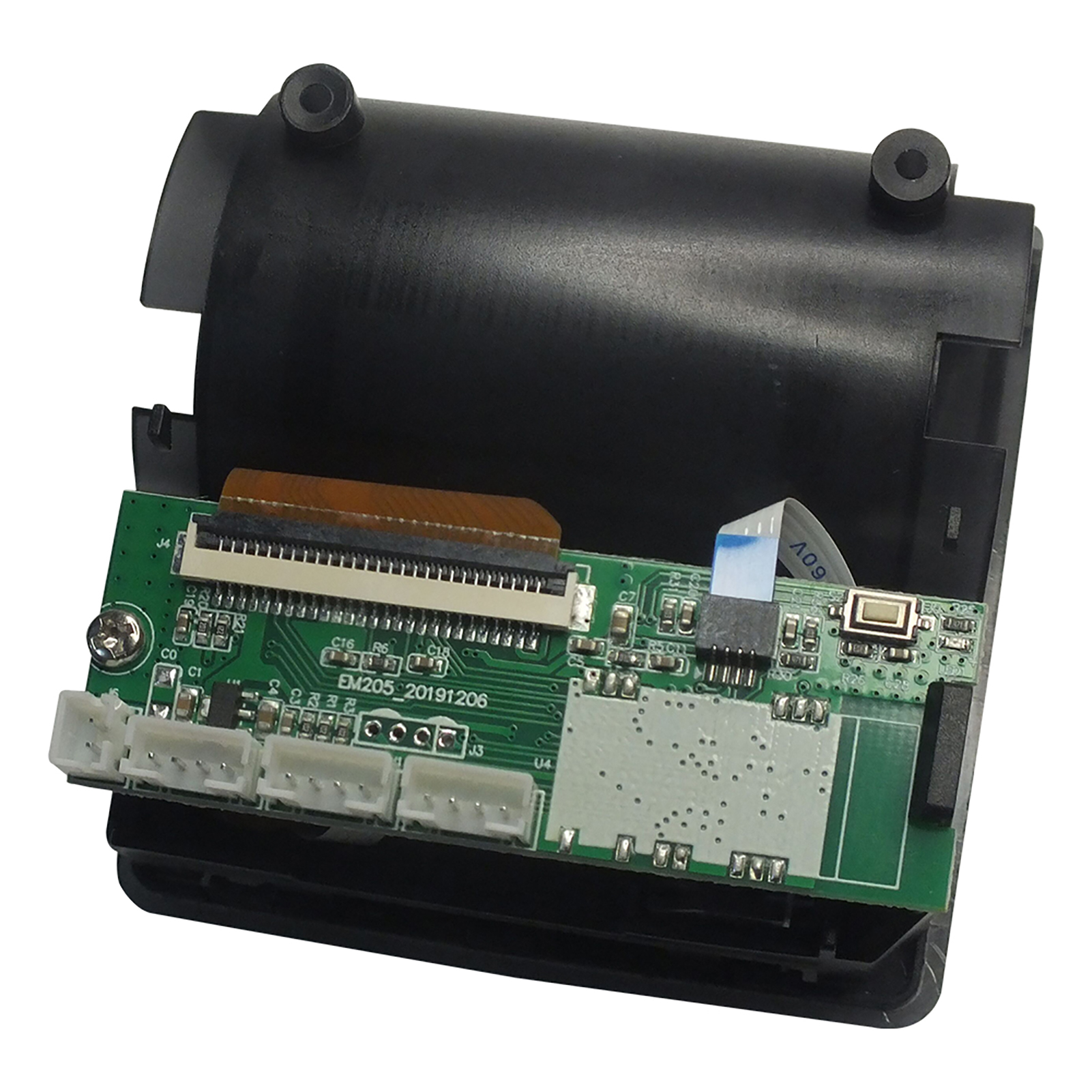GOOJPRT QR203 Printer Module 58mm Low Noise Direct Thermal Printing Mini Panel Mobile Receipt Printer Serial Interface RS-232C TTL USB