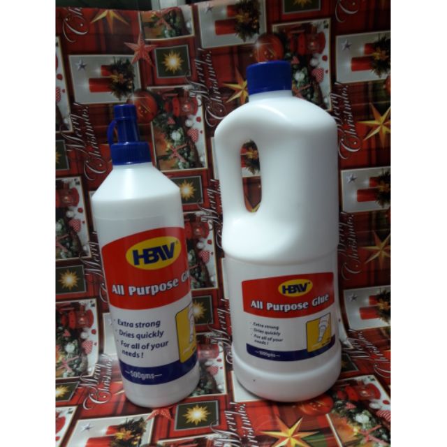 Hbw All purpose white glue 500 ml 1000 ml Lazada PH