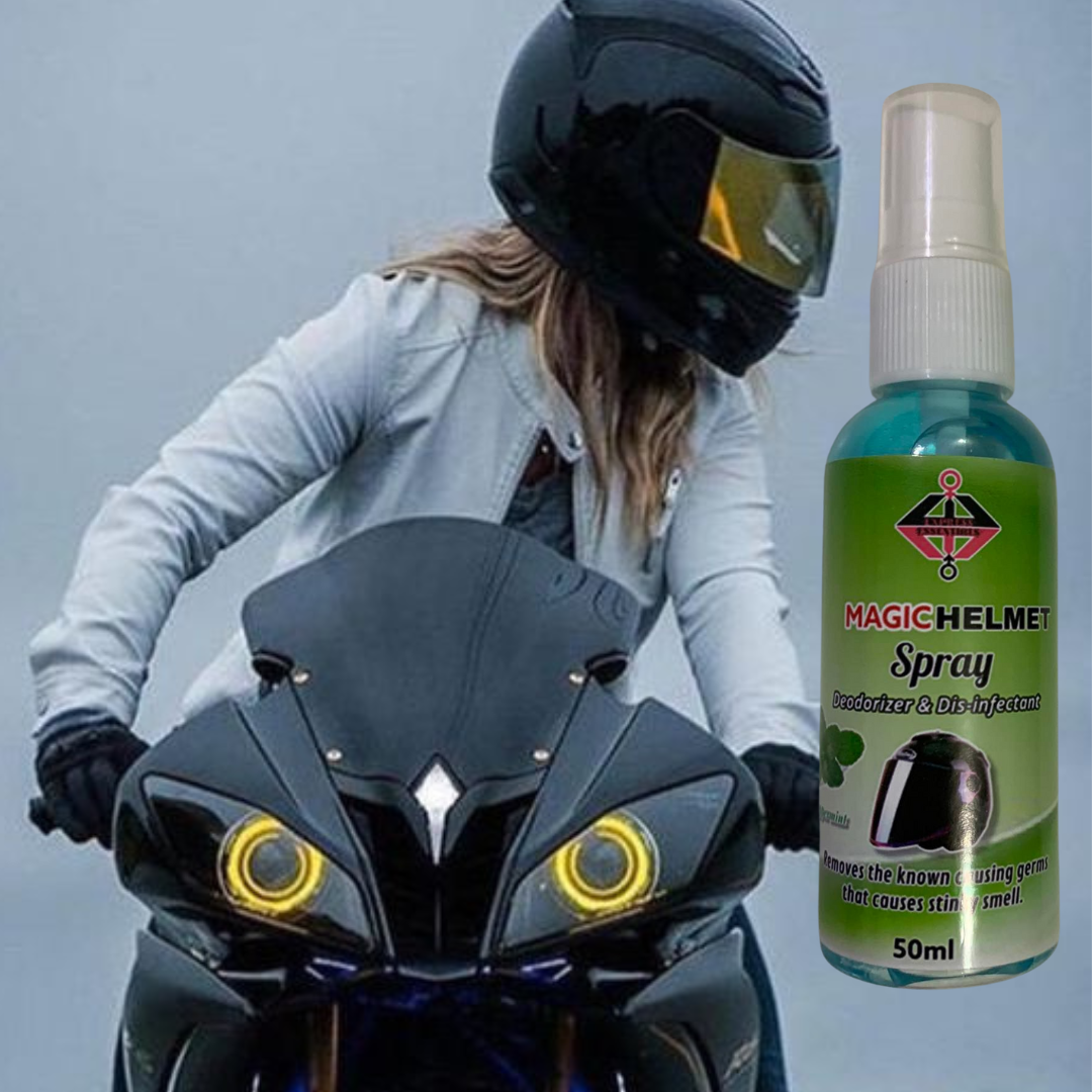 💯Magic Helmet Spray Care 50ml Disinfectant and Deodorizer Spray