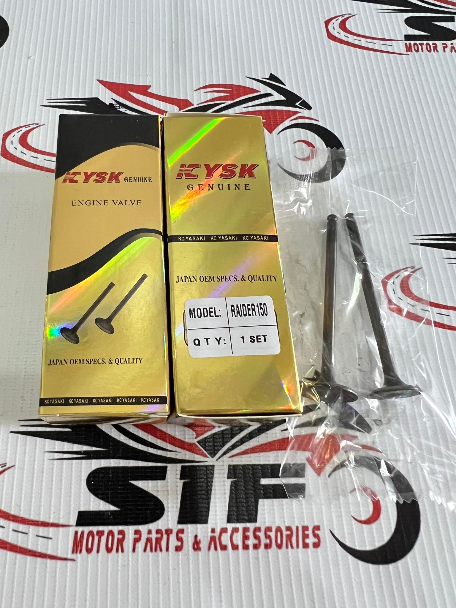 SIF ENGINE VALVE / INTAKE & EXHAUST VALVE SUZUKI RAIDER 150 OLD YSK ...