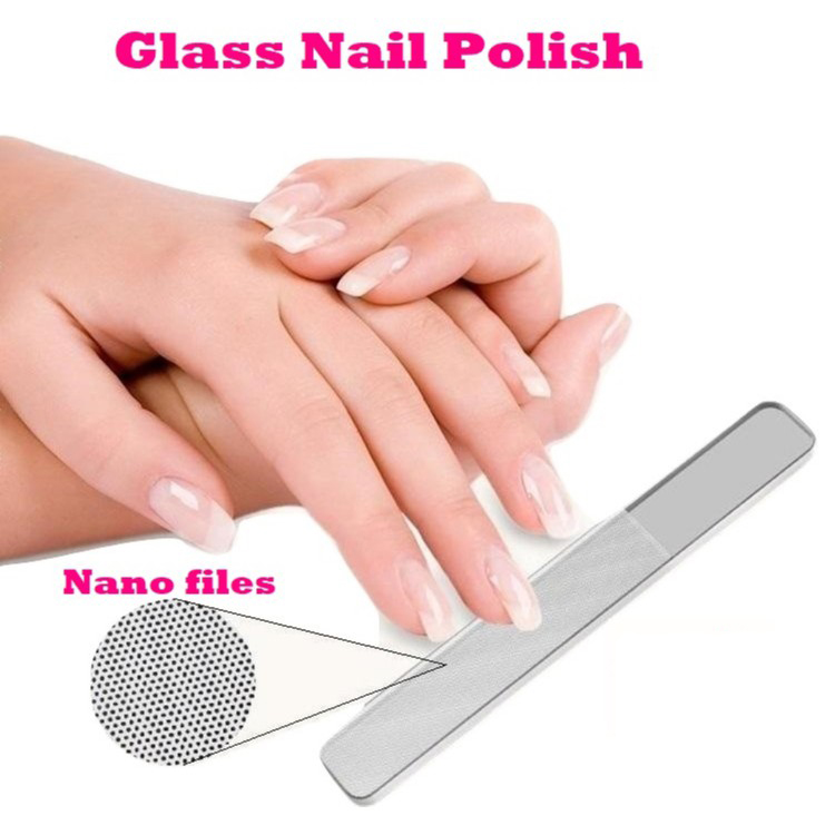 Nail file Crystal Glass Nail Buffer Files Shiner Manicure Nail Care for  Women Men Shine Nails Clear | Lazada PH