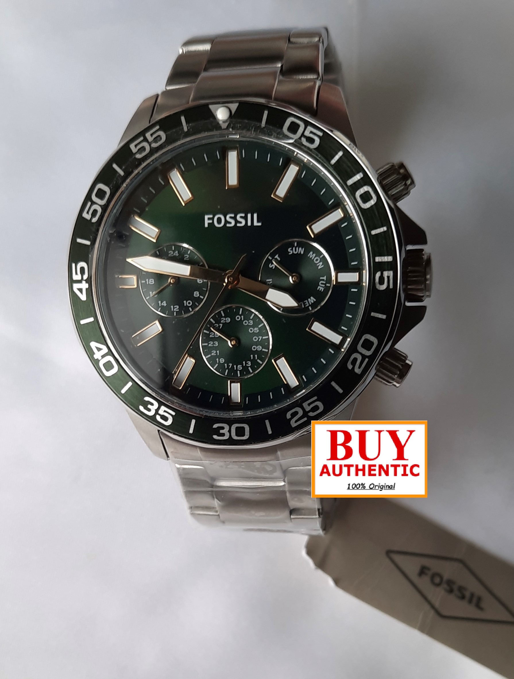 FOSSIL Bannon SILVER Watch for Men 