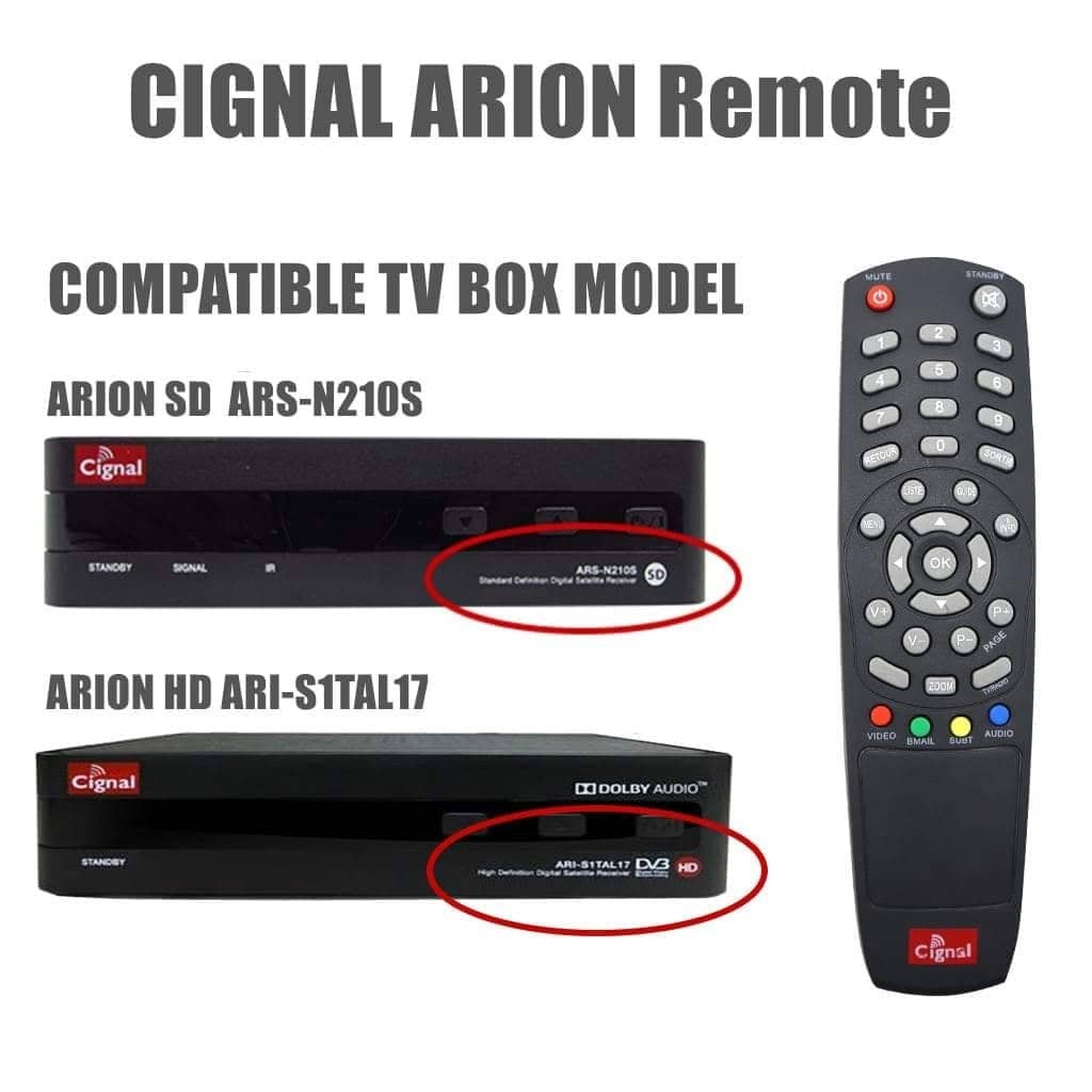 Cignal Remote Control for HD TV Box MR MABENTA Lazada PH