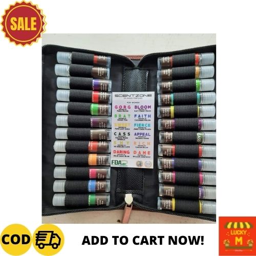 Lucky M Online I Perfume Tester Set with 24 Scents Tester Vials I