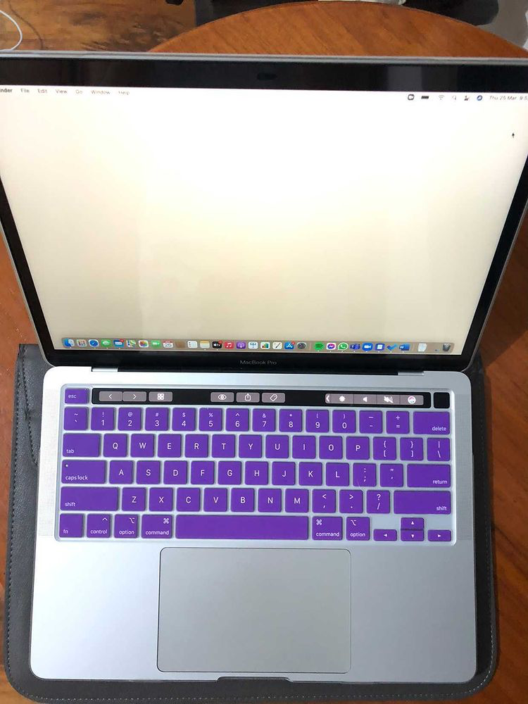 Apple Macbook Keyboard Protector Silicon Violet Keyboard cover A2337 A2338 Air m1 Pro M1 A1466