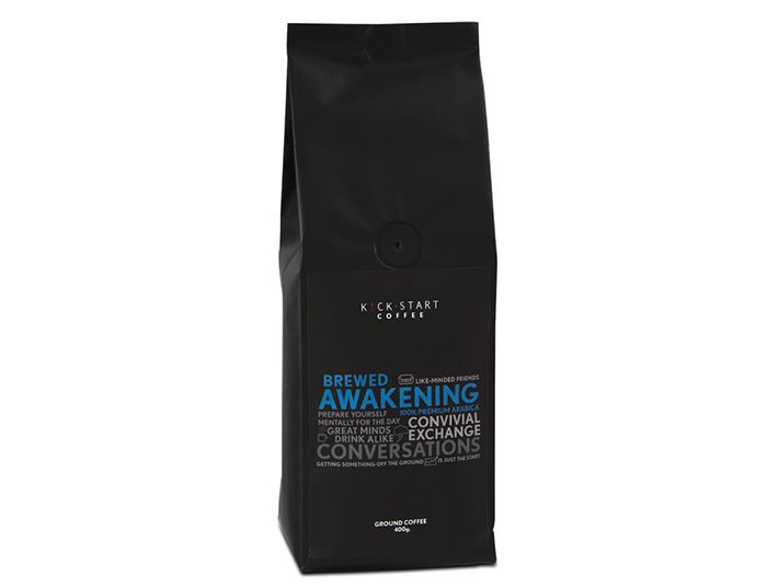 KICKSTART Coffee "Brewed Awakening Ground Coffee" (400G) BA20B