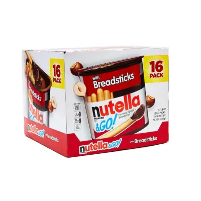 Nutella & Go Hazelnut Spread with Breadsticks 16 x 52g