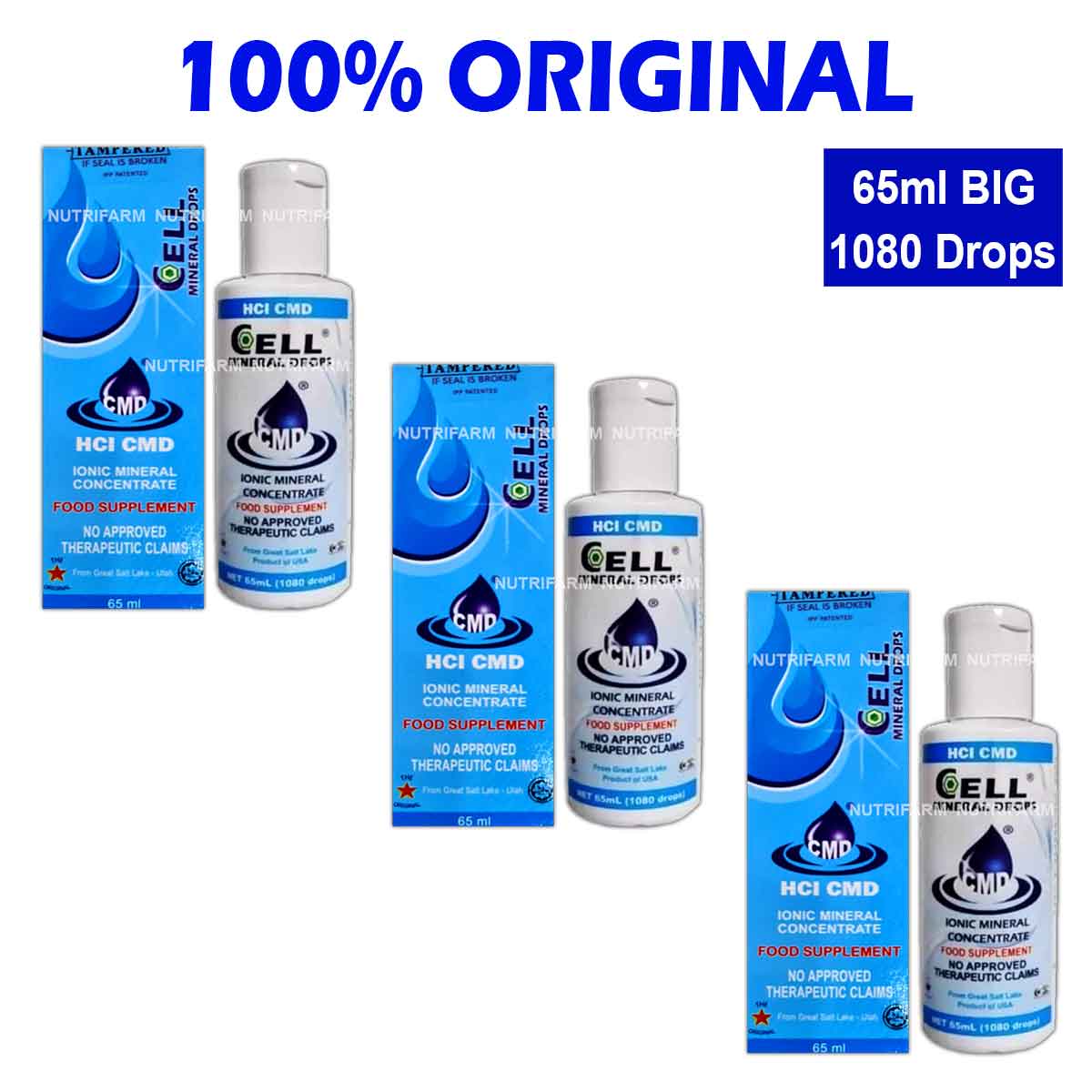 CMD Drops CMD Mineral Drops Drop 65ml BIG 1080 Drops HCI CMD Cell