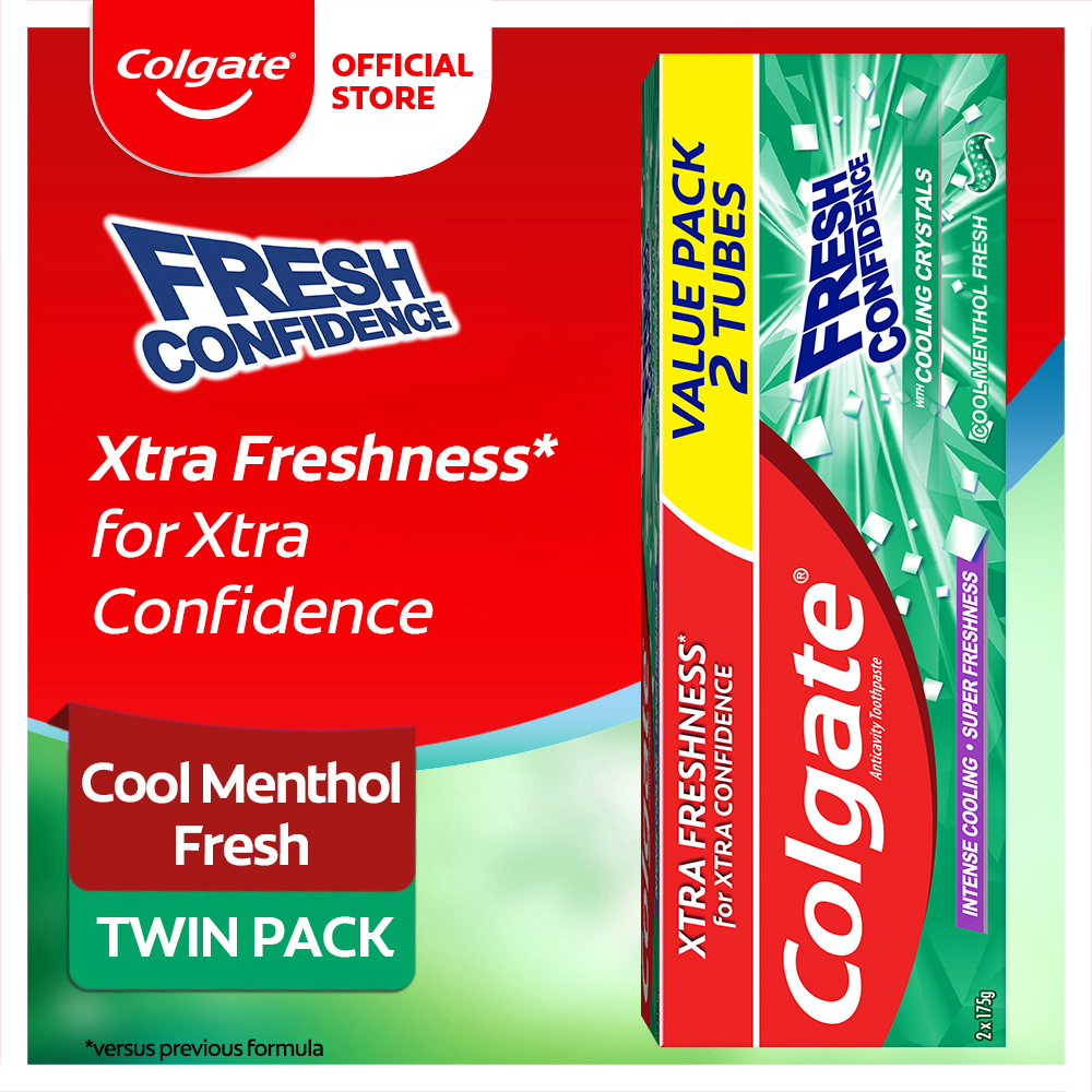 Colgate Fresh Confidence Cool Menthol Fresh Toothpaste for Fresh Breath
