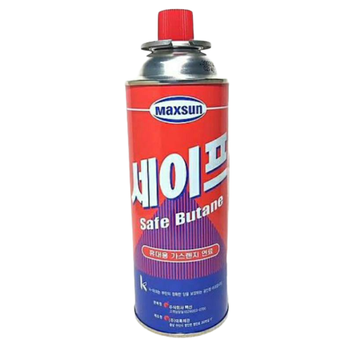 HOT SALE Korean Maxsun Butane Gas Safe Butane 220g for Portable Gas and
