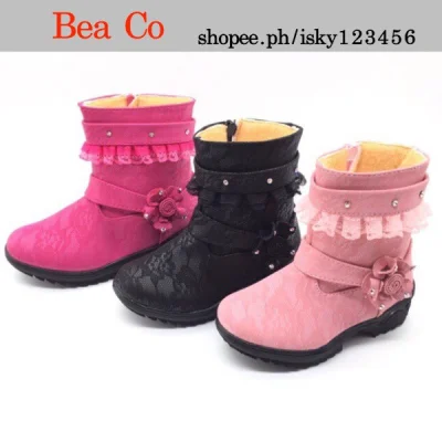 W81M-W81L Fashion Kids Boots Shoes For Girls
