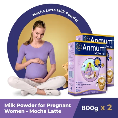 Anmum Materna Milk Powder Mocha Latte 800G x2