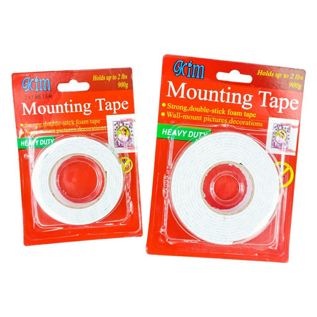 DoubleSided Foam Tape Mounting Tape 2cm x1M Local Brand Double Tape
