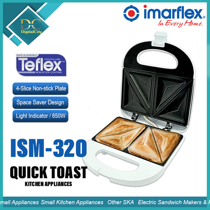 DIGITAL Imarflex ISM320 Quick Toast Sandwich Maker Lazada PH