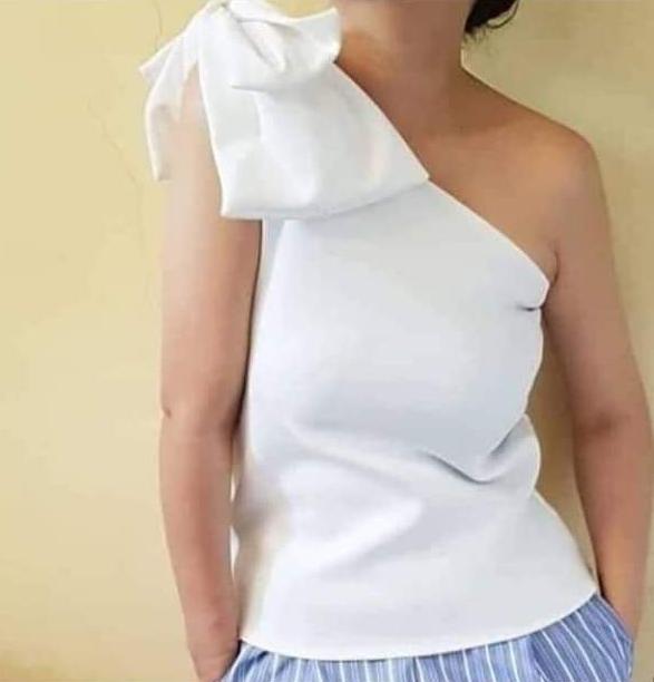 Big Ribbon Venus Cut Blouse 38 | Lazada PH