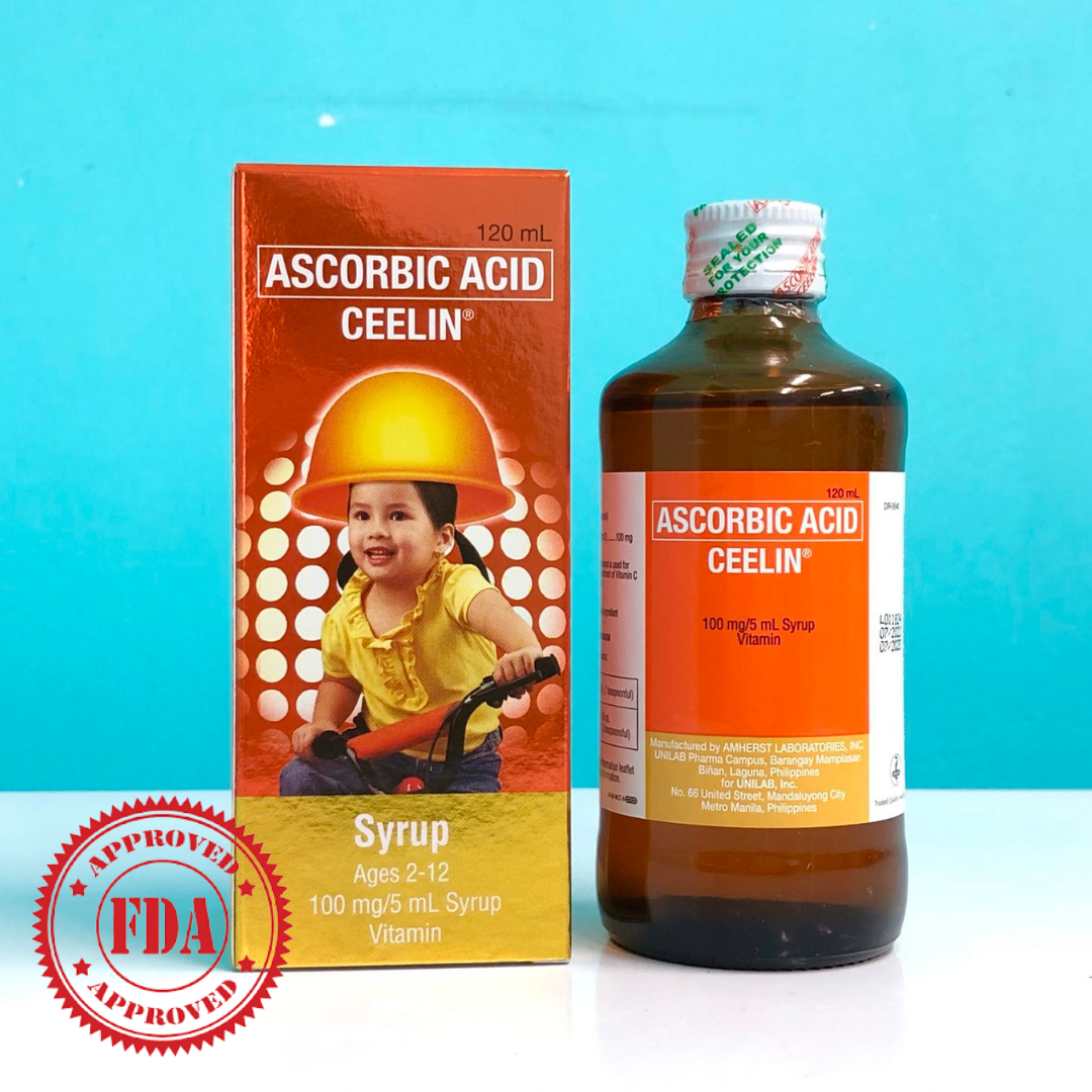 Ceelin Vitamin C 250ml Syrup (Ascorbic Acid) Lazada PH