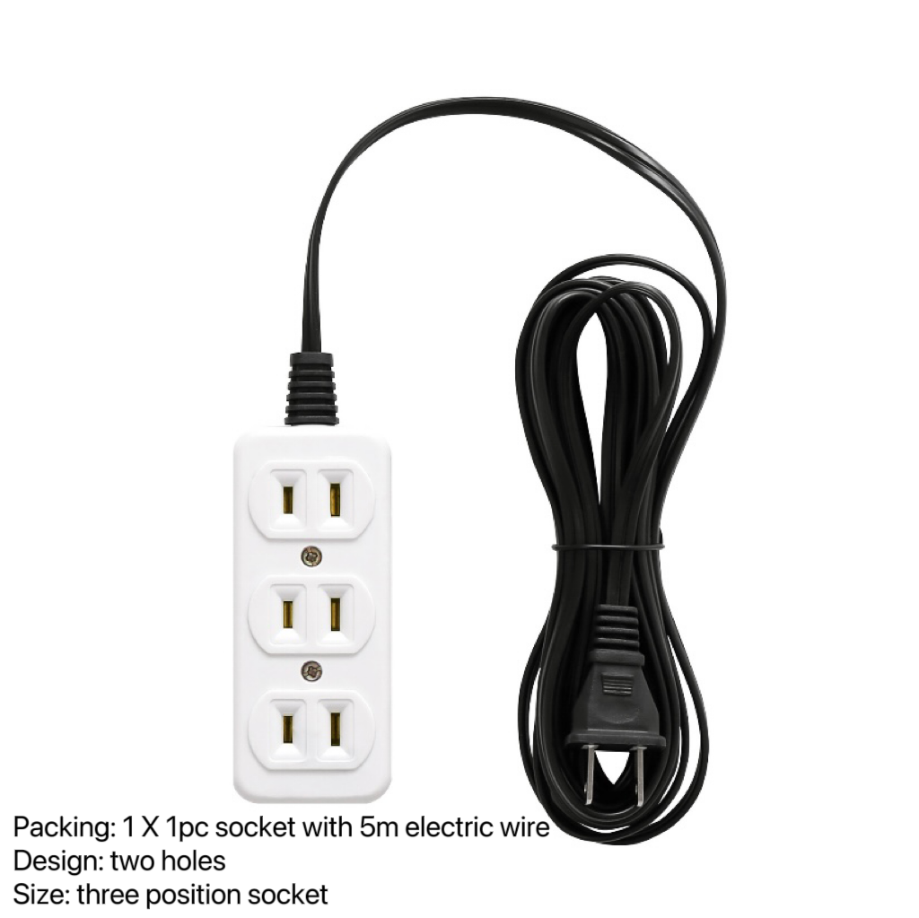 5 Meter Multi-function extension cord,socket plug,converter,moveable ...