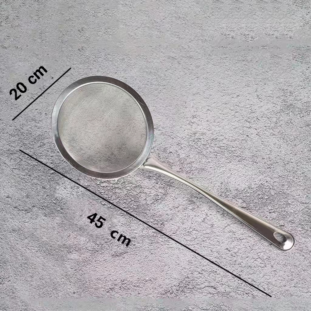 Stainless Steel Mesh Spoon Sifter Sieve Kitchenware Cooking Skimmer ...