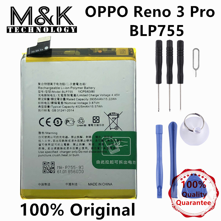 oppo reno 3 pro battery