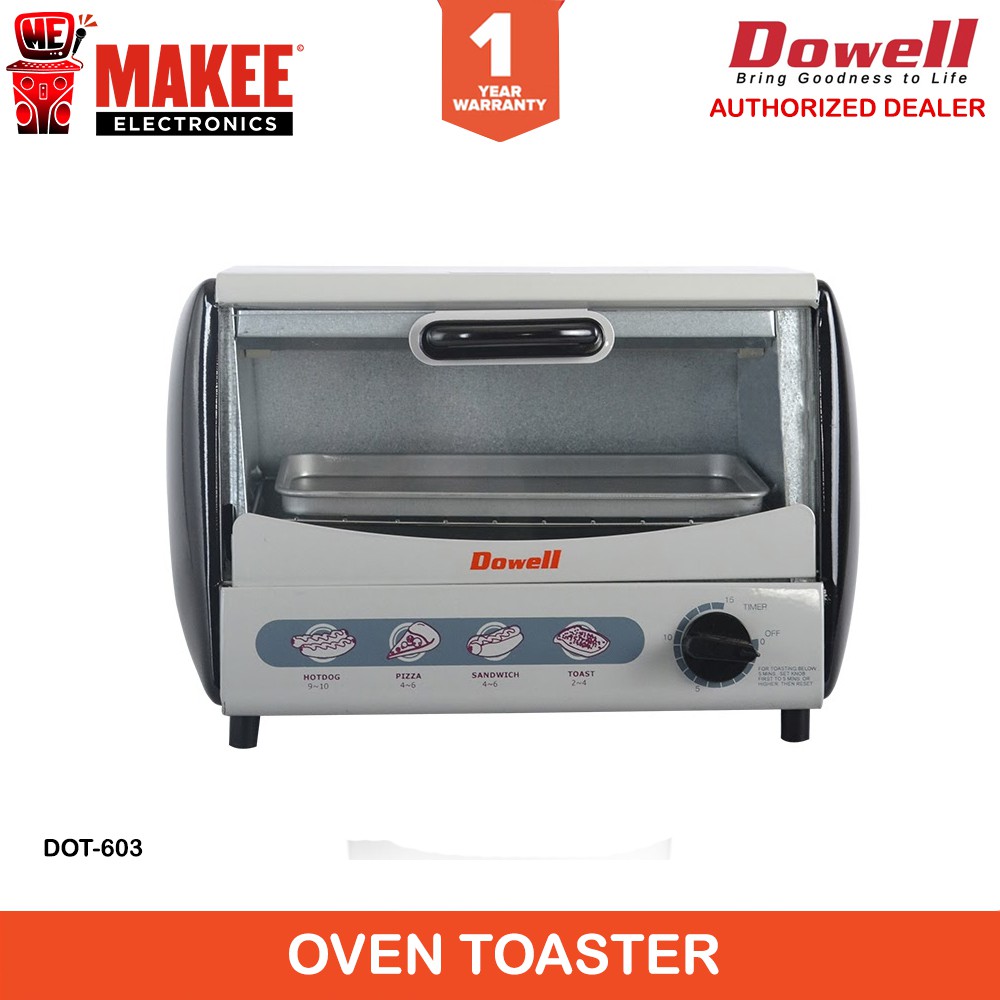 Electric Oven Dowell DOT603 Oven Toaster 6 Liter Capacity Detachable