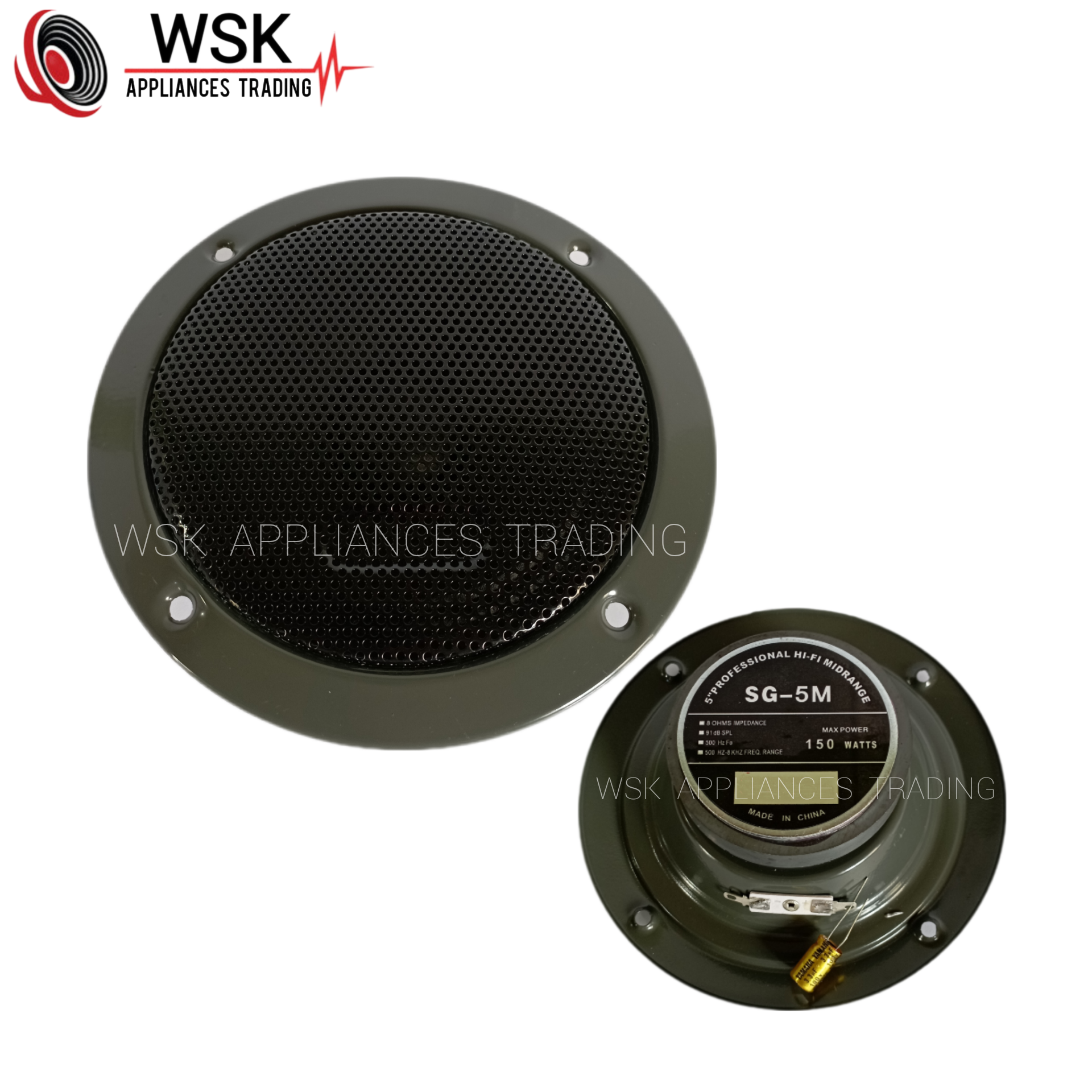 SG5M Professional HiFi Midrange Speaker with FREE CAPACITOR (5inches) Lazada PH