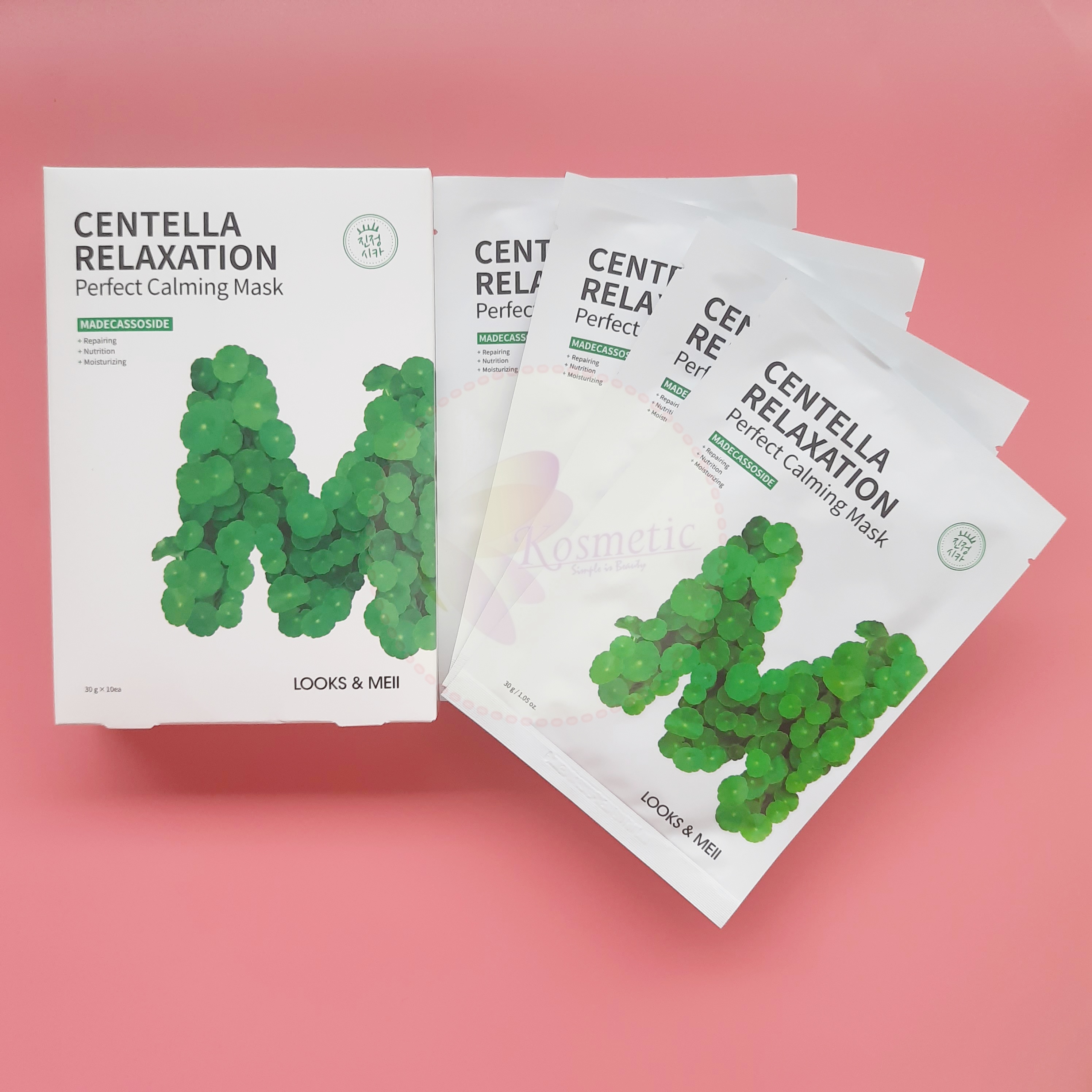 LOOKS & MEII Centella Relaxation Perfect Calming Mask 30ml / Nutrition