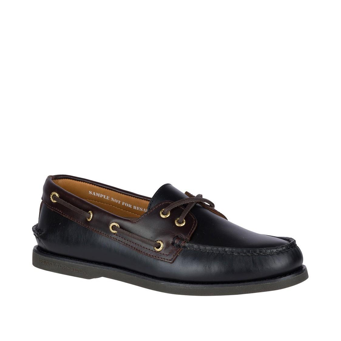 sperry black amaretto