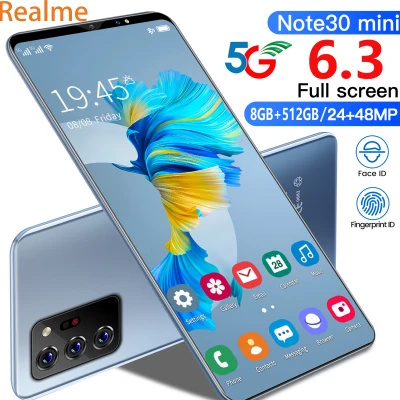 Realme Cellphone Sale Original Big Sale 2021 special price Note30 mini 8GB + 512GB 6.3inch Big Screen mobile phone on sale Android phone 5G WIFI online learning online study 5g smartphone cheap cellphone P40