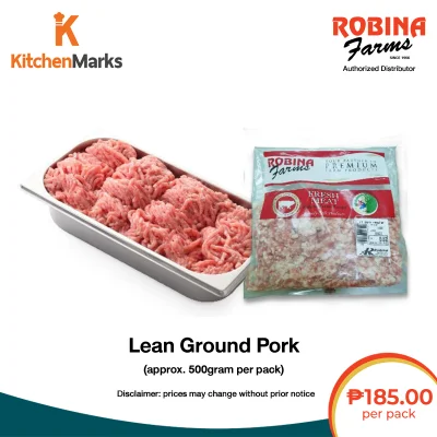 Robina Farms Lean Ground Pork 500g