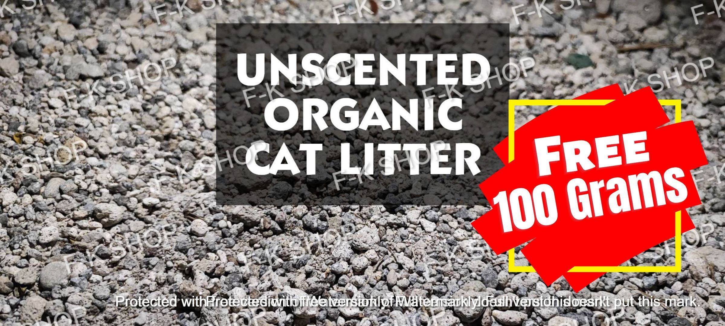 Cat litter 1KG plus 100 Grams(free) Cat Litter Sand / MADE ON PURE Pumice Sand ( Pure, Natural