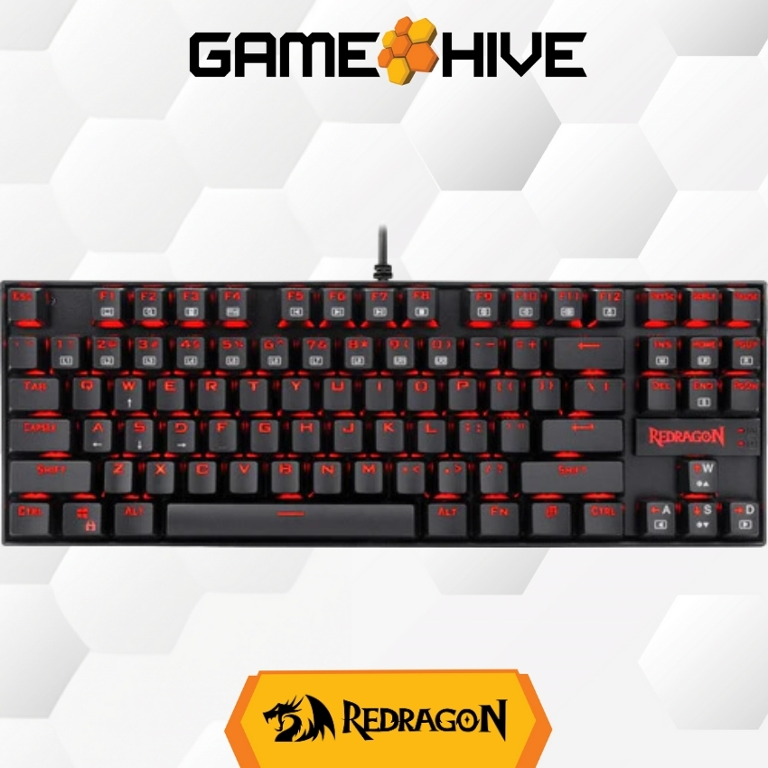 Redragon Keyboard Kumara K552 TKL Black Mechanical Keyboard Outemu Blue ...