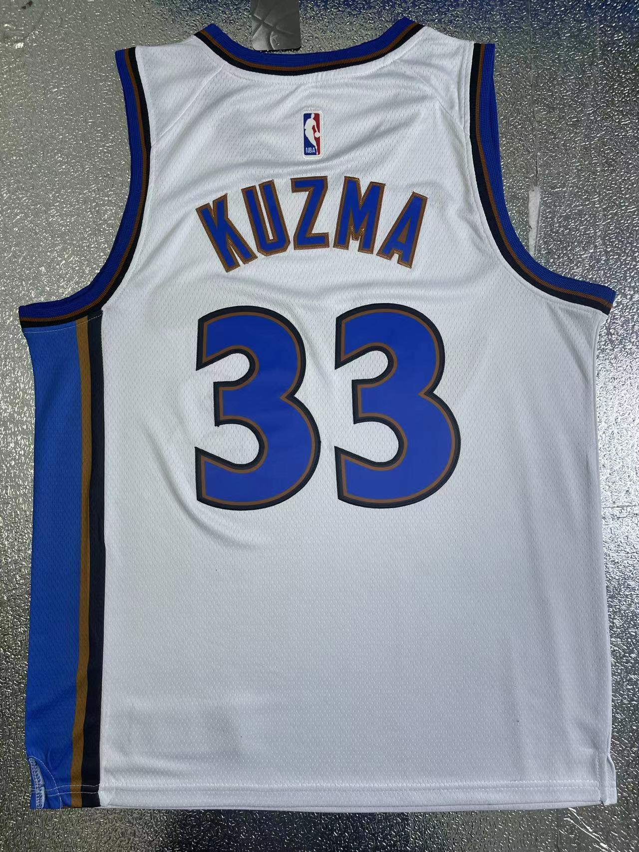 Washington Wizards 33 Kyle Kuzma jersey city basketball uniform