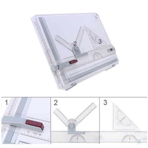 COD Drawing Board A3 Drafting Tables with Parallel Motion Angle