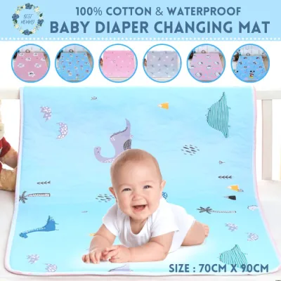 hot Bestmommy Baby Waterproof Diaper Changing Mat Pad Material Washable Reusable Mattress