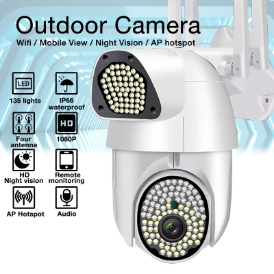 V380 Pro CCTV 135LED Camera Top CCTV Wireless WIFI Network Security Two-channel Audio CCTV Camera Connected to Mobile Phone Indoor 1080p HD IP Camera CCTV Night Vision Telescope CCTV Dome IP Camera CCTV Security Camera Q135