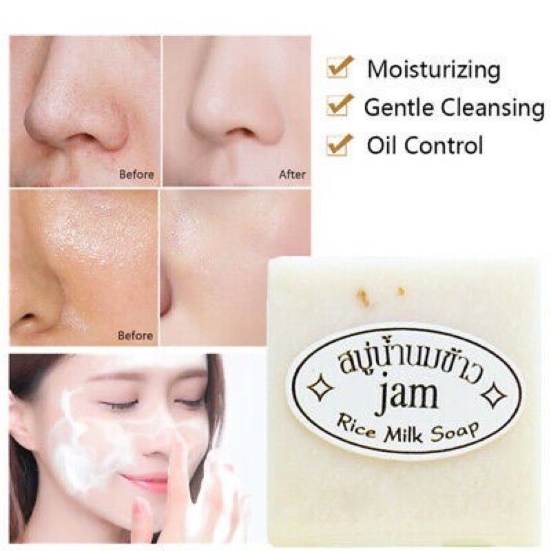 [Big promotion] Original jam rice milk soap Glutamic acid collagen
