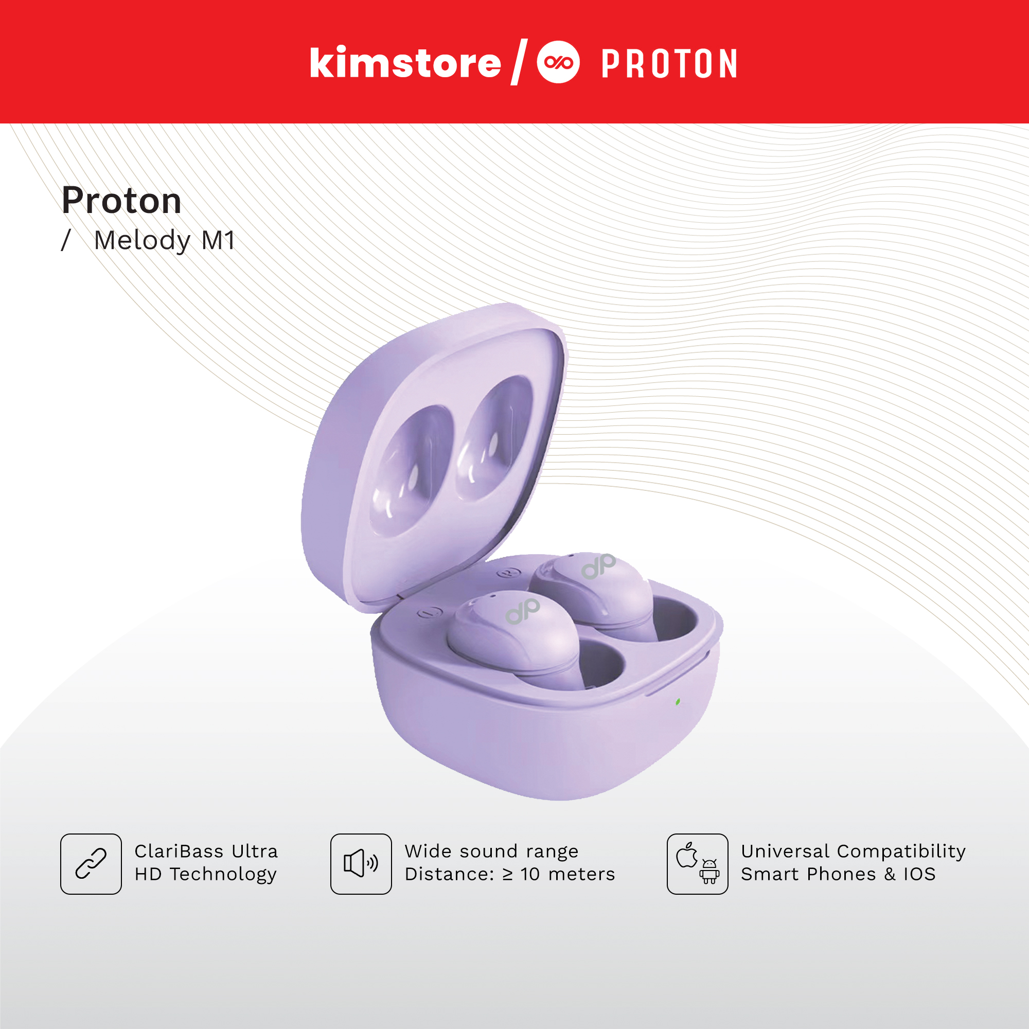 KIMSTORE Proton Melody M1 TWS Earbuds Lazada PH