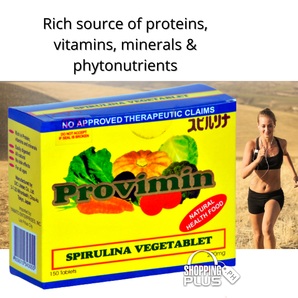 Provimin Spirulina 150 Tablets (200mg) Nutrient Rich food