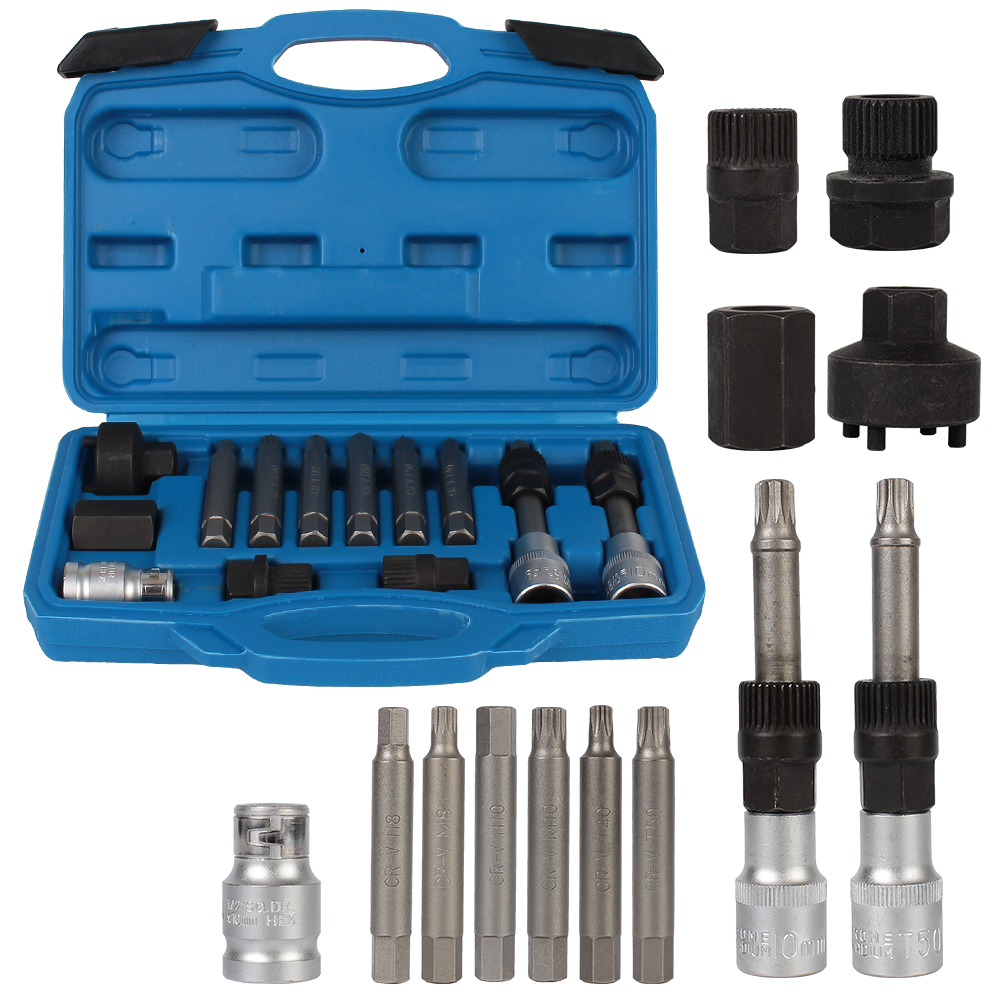 Alternator Pulley Remover Tools 13pcs/set Alternator pulley kit For