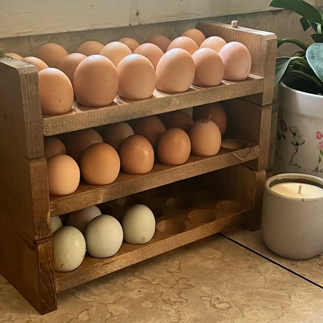 Stackable Egg Holder, 18 Egg Holder, Egg Tray