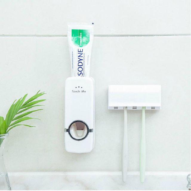Toothpaste Dispenser With Toothbrush Holder Lazada PH